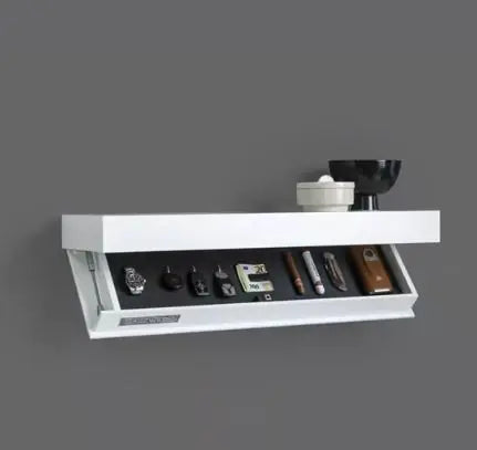 Estante de Pared con Almacenamiento Secreto