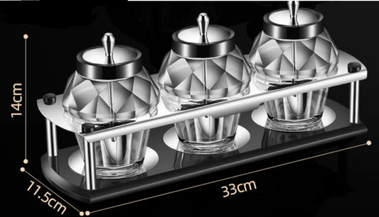 Tarro de Condimentos para Utensilios de Cocina con Tapa y Cuchara