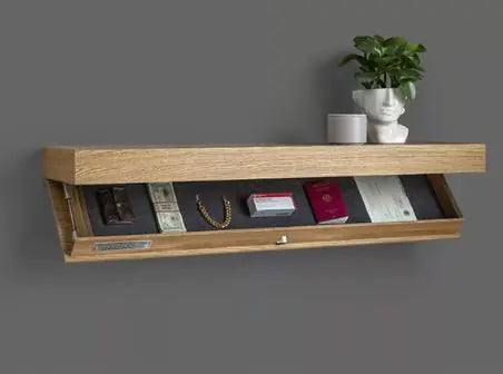 Estante de Pared con Almacenamiento Secreto
