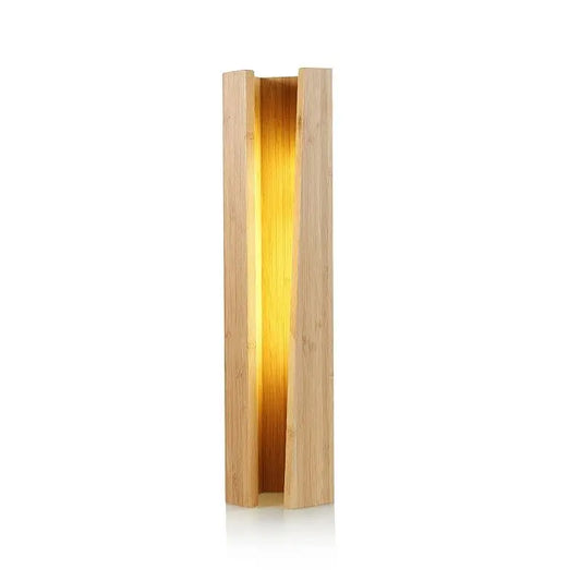 Lámpara Nocturna de Bambú Natural con Diseño Nórdico